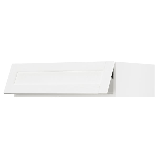 SEKTION Surmeuble réfr/cong, blanc Enköping/blanc effet bois, 36x24x10 "