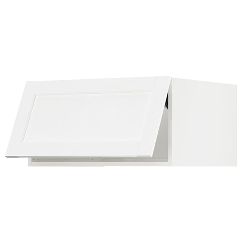SEKTION Surmeuble réfr/cong, blanc Enköping/blanc effet bois, 30x24x15 "
