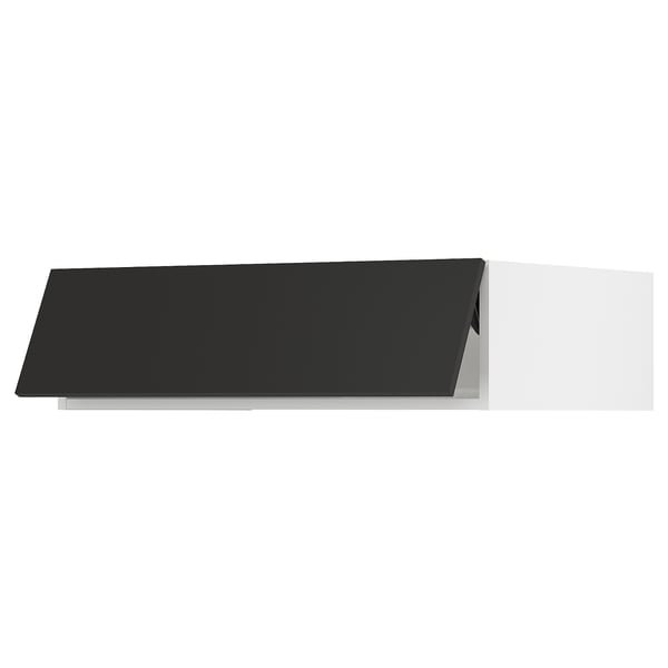 SEKTION Surmeuble réfr/cong, blanc/Nickebo anthracite mat, 36x24x10 "
