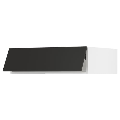 SEKTION Surmeuble réfr/cong, blanc/Nickebo anthracite mat, 36x24x10 "