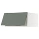 SEKTION Surmeuble réfr/cong, blanc/Nickebo gris -vert mat, 30x24x15 "