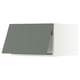 SEKTION Surmeuble réfr/cong, blanc/Nickebo gris -vert mat, 24x24x15 "