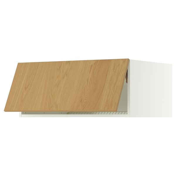 SEKTION Surmeuble réfr/cong, blanc/Sinarp chêne plaqué, 36x24x15 "