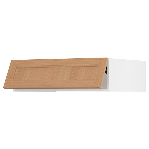 SEKTION Surmeuble réfr/cong, blanc/Vedhamn chêne, 36x24x10 "