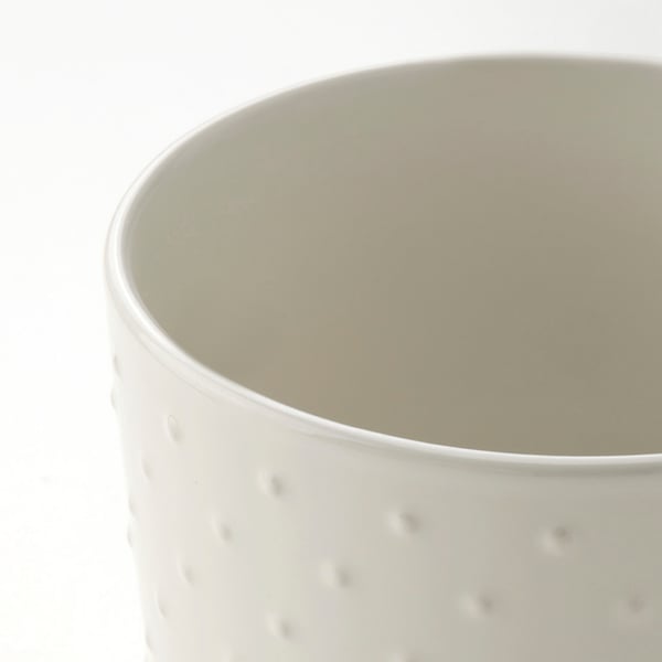 SESAMFRÖN Cache-pot, intérieur/extérieur blanc cassé, 4 ¾ "