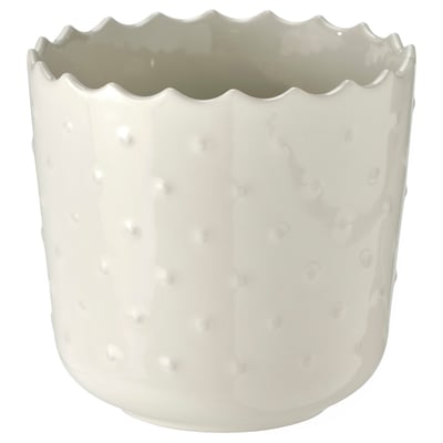 SESAMFRÖN Cache-pot, intérieur/extérieur blanc cassé, 3 ½ "