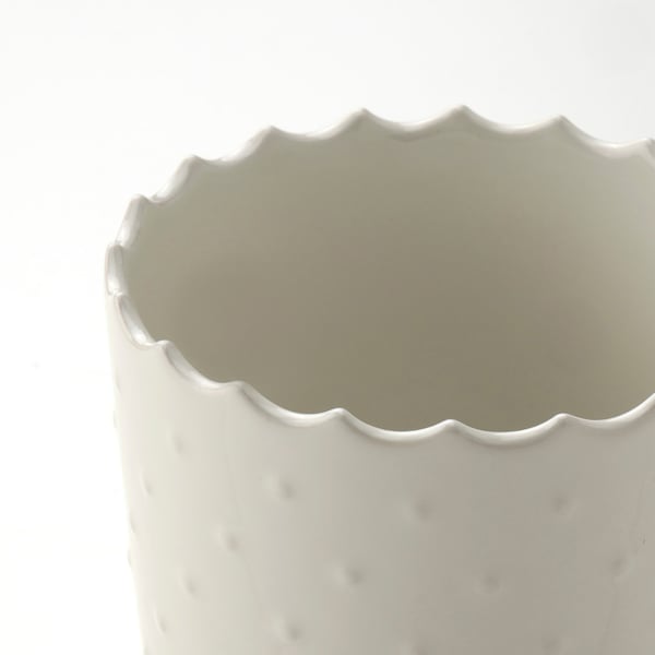 SESAMFRÖN Cache-pot, intérieur/extérieur blanc cassé, 3 ½ "