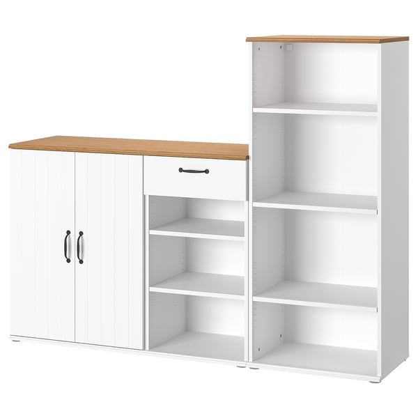 SKRUVBY Rangement, blanc, 70 7/8x55 1/8 "