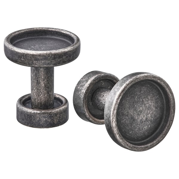 SKRUVSHULT Boutons, anthracite, 1 "