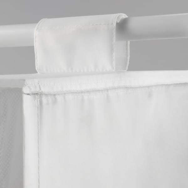 SKUBB Rangement à 6 compartiments, blanc, 13 ¾x17 ¾x49 ¼ "