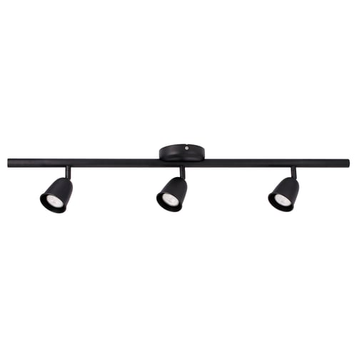 SKURUP Rail plafond, 3 spots, noir