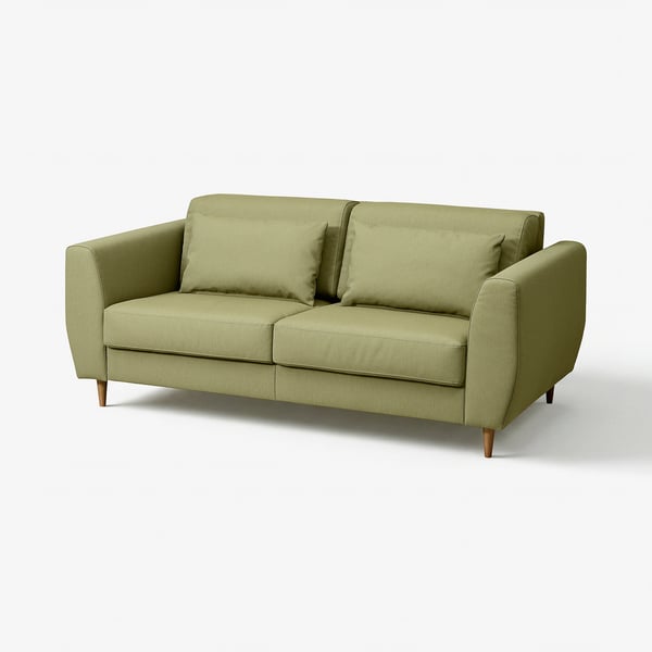 SLATORP Causeuse, Vissle jaune-vert