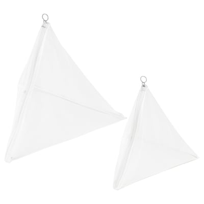 SLIBB Filets à lessive, 2 pièces, blanc/gris