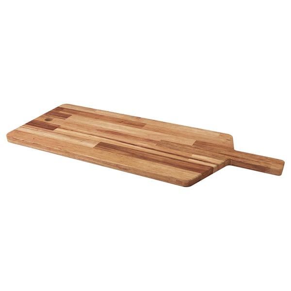 SMÅÄTA Planche à découper, acacia, 28 ¼x11 "