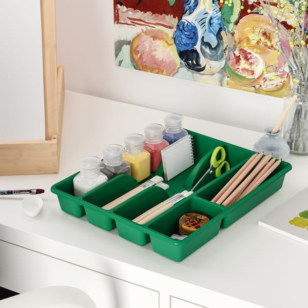 SMÄCKER Range-couverts, vert vif, 12 1/4x10 1/4 "