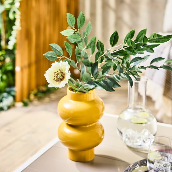 SMYCKA Fleur artificielle, intérieur/extérieur feuillage/vert, 26 ½ "