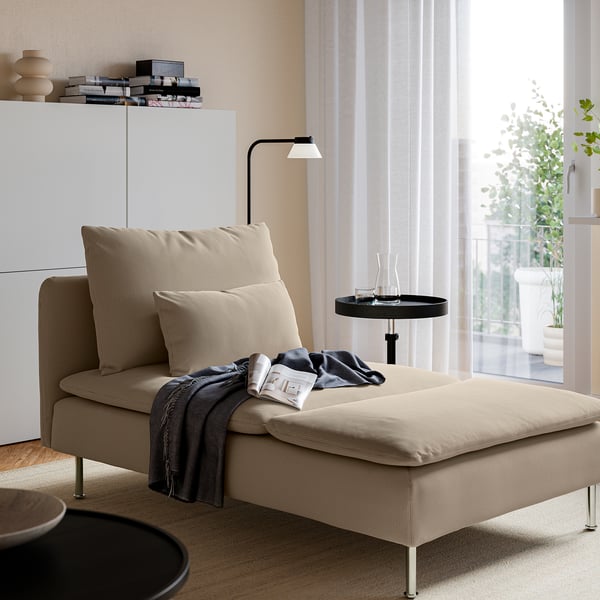 SÖDERHAMN Causeuse et méridienne, Kelinge beige