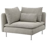 SÖDERHAMN Housse pour élément d'angle, Viarp beige/brun