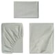 SOLFIBBLA Ensemble draps, blanc vert/rayure, 1 place