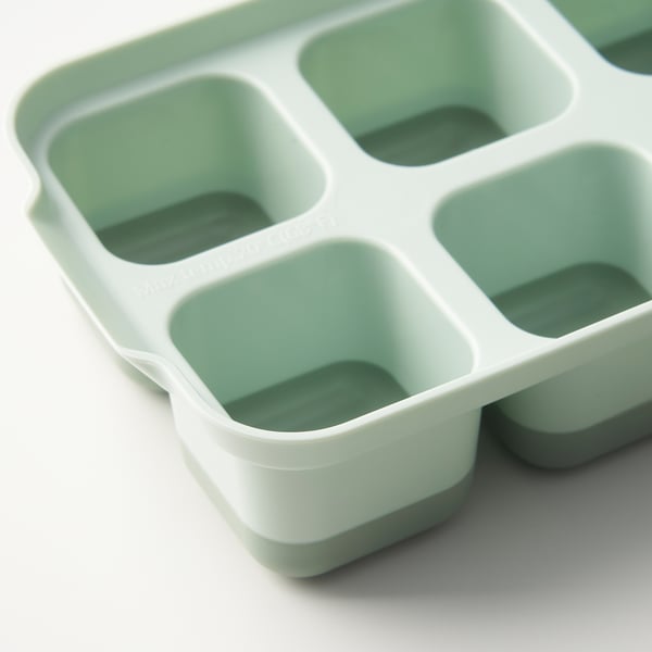 SPJUTROCKA Bac à glaçons avec plateau, multicolore