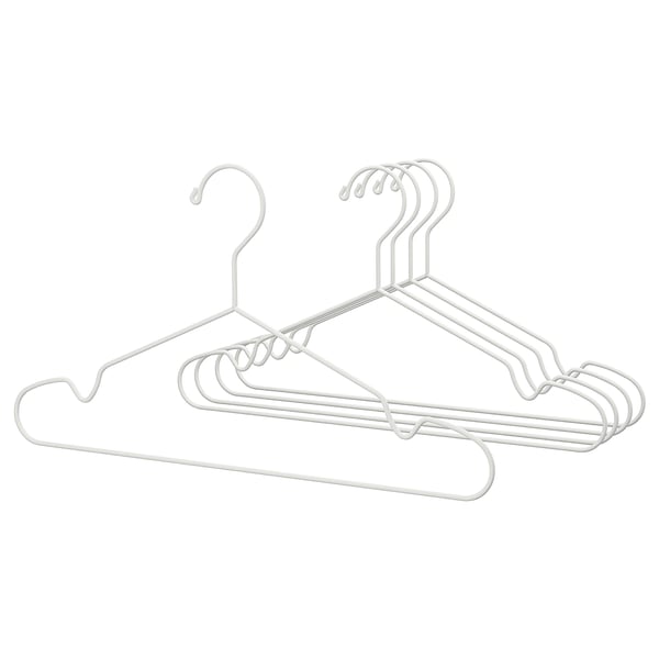 STAJLIG Cintre, intérieur/extérieur, blanc