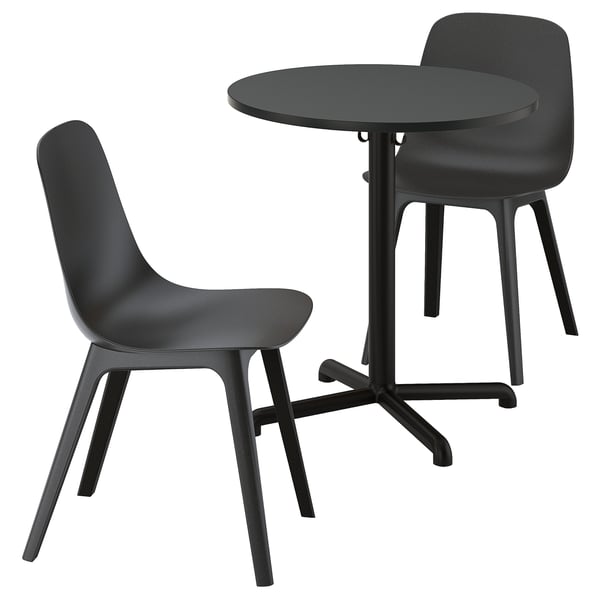 STENSELE / ODGER Table et 2 chaises, anthracite anthracite/anthracite, 27 1/2 "