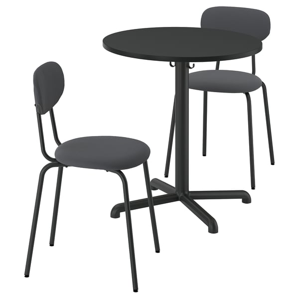 STENSELE / SANDSBERG Table et 2 chaises, anthracite/Remmarn anthracite, 27 1/2 "