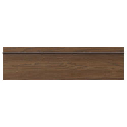STENSTA Façade de tiroir, brun foncé frêne plaqué, 36x10 "