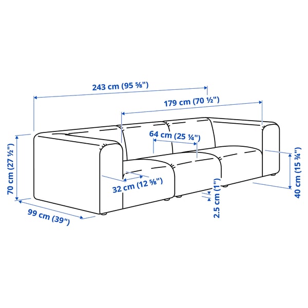 STOCKHOLM 2025 Canapé, Alhamn beige