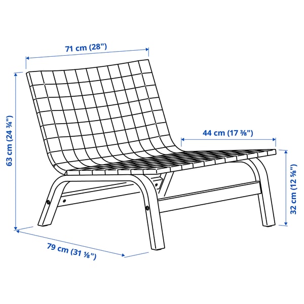 STOCKHOLM 2025 Fauteuil, bouleau plaqué