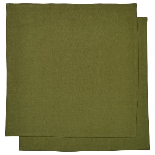 STOCKHOLM 2025 Serviettes de table, vert foncé, 20x20 "