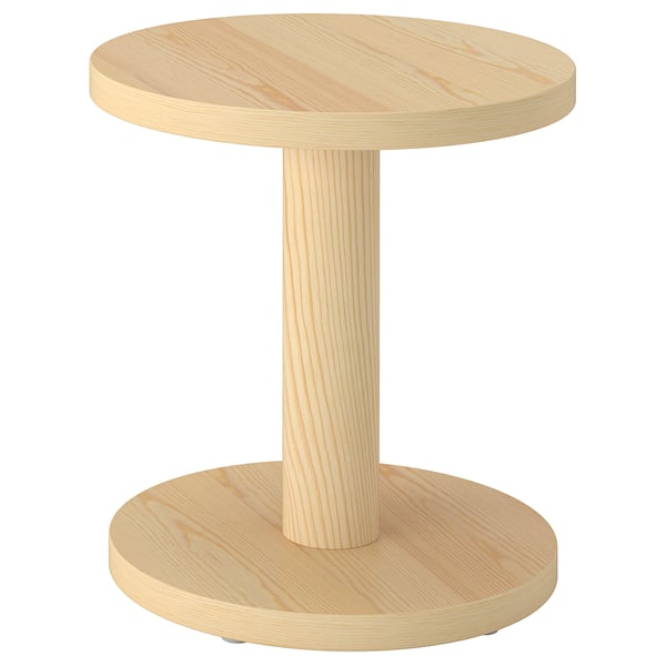 STOCKHOLM 2025 Table d'appoint, pin plaqué naturel, 15 3/4 "