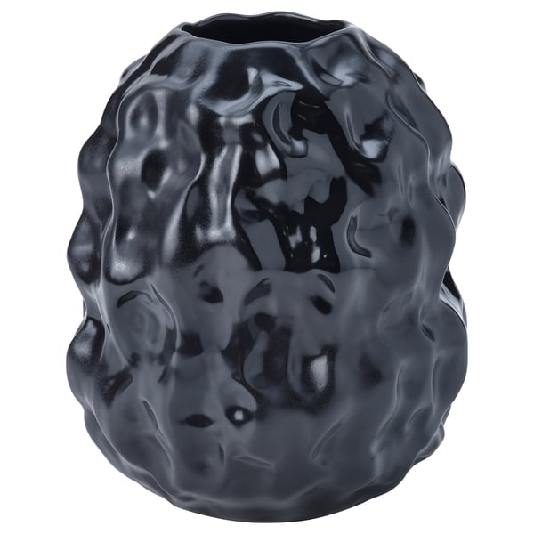STOCKHOLM 2025 Vase, noir, 10 ¾ "