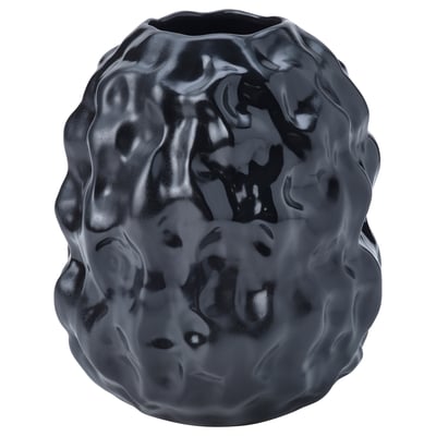 STOCKHOLM 2025 Vase, noir, 10 ¾ "