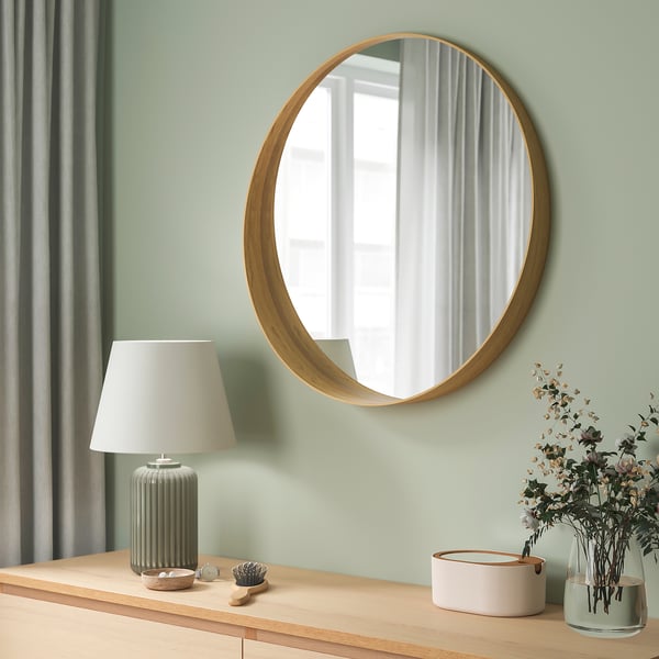 STOCKHOLM Miroir, chêne plaqué, 31 1/2 "
