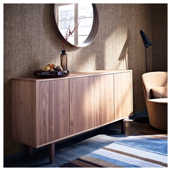STOCKHOLM Miroir, noyer plaqué, 31 1/2 "