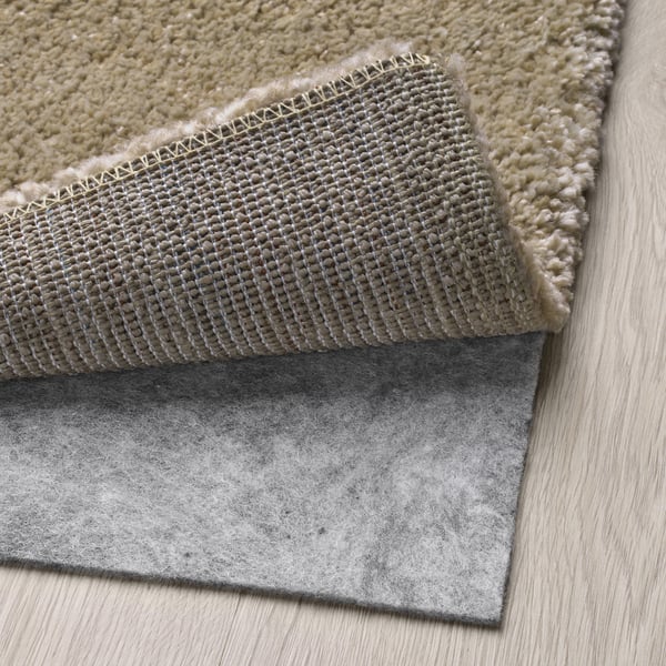 STOENSE Tapis à poils ras, beige, 6 ' 7 "x9 ' 10 "