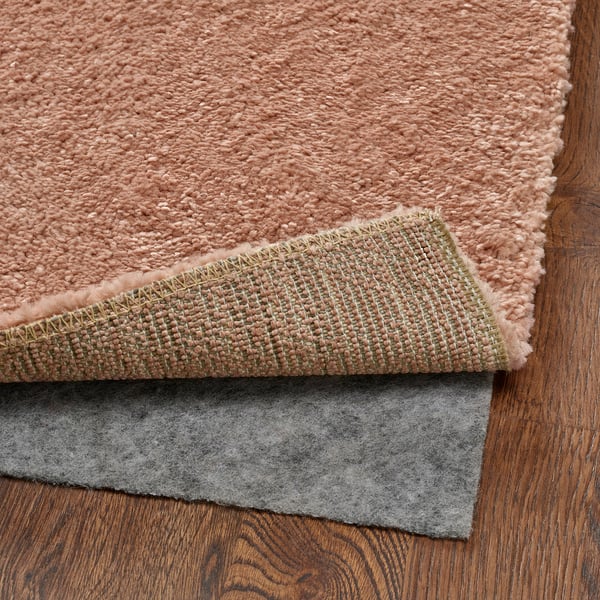 STOENSE Tapis à poils ras, rose clair, 4 ' 4 "x6 ' 5 "