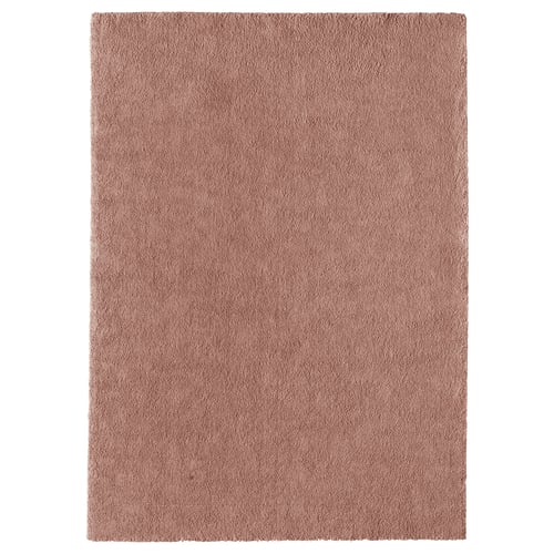 STOENSE Tapis à poils ras, rose clair, 5 ' 7 "x7 ' 10 "