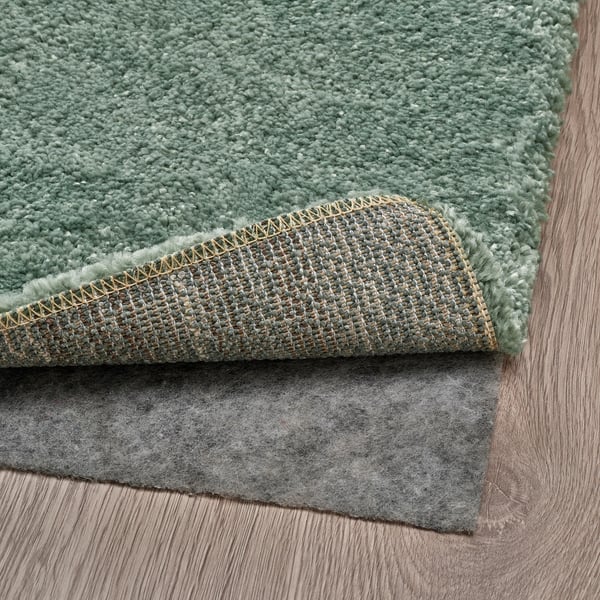 STOENSE Tapis à poils ras, vert clair, 4 ' 4 "x6 ' 5 "