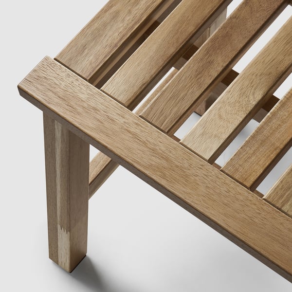 STOREDAMM Banc, acacia, 24 3/4x12 1/4 "