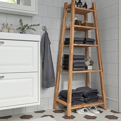 STOREDAMM Étagère, acacia, 23 5/8x55 1/2 "