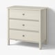 STOREMOLLA Commode à 3 tiroirs, gris-beige clair teinté, 36 5/8x19 5/8x35 7/8 "