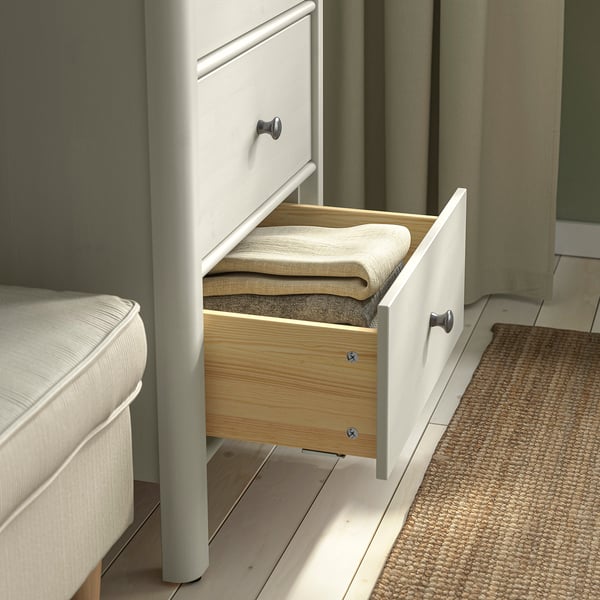 STOREMOLLA Commode à 5 tiroirs, gris-beige clair teinté, 24 3/4x19 5/8x51 5/8 "