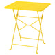 SUNDSÖ Table, jaune vif extérieur, 25 5/8x25 5/8 "