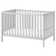 SUNDVIK Lit de bébé, gris, 27 1/2x52 "