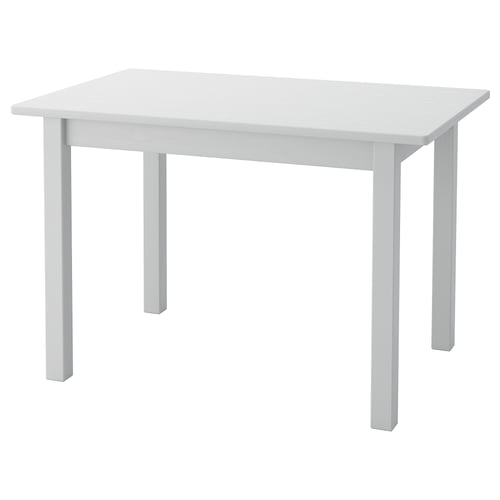 SUNDVIK Table pour enfant, gris, 29 7/8x19 5/8 "
