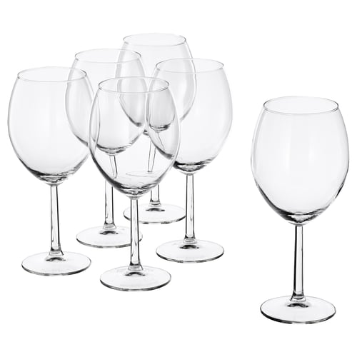 SVALKA Verre à vin, verre clair, 20 oz