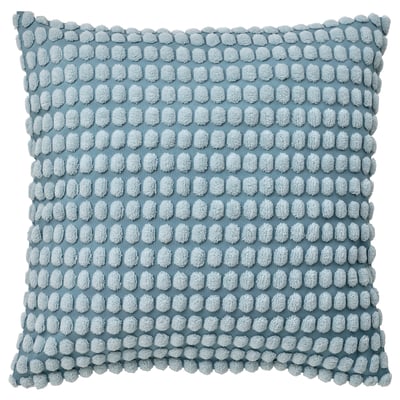 SVARTPOPPEL Housse de coussin, bleu pâle, 20x20 "