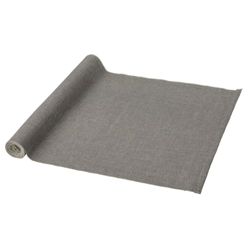 SVARTSENAP Chemin de table, gris, 14x51 "